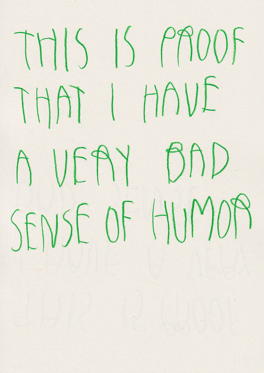 This Is Proof That I Have A Very Bad Sense Of