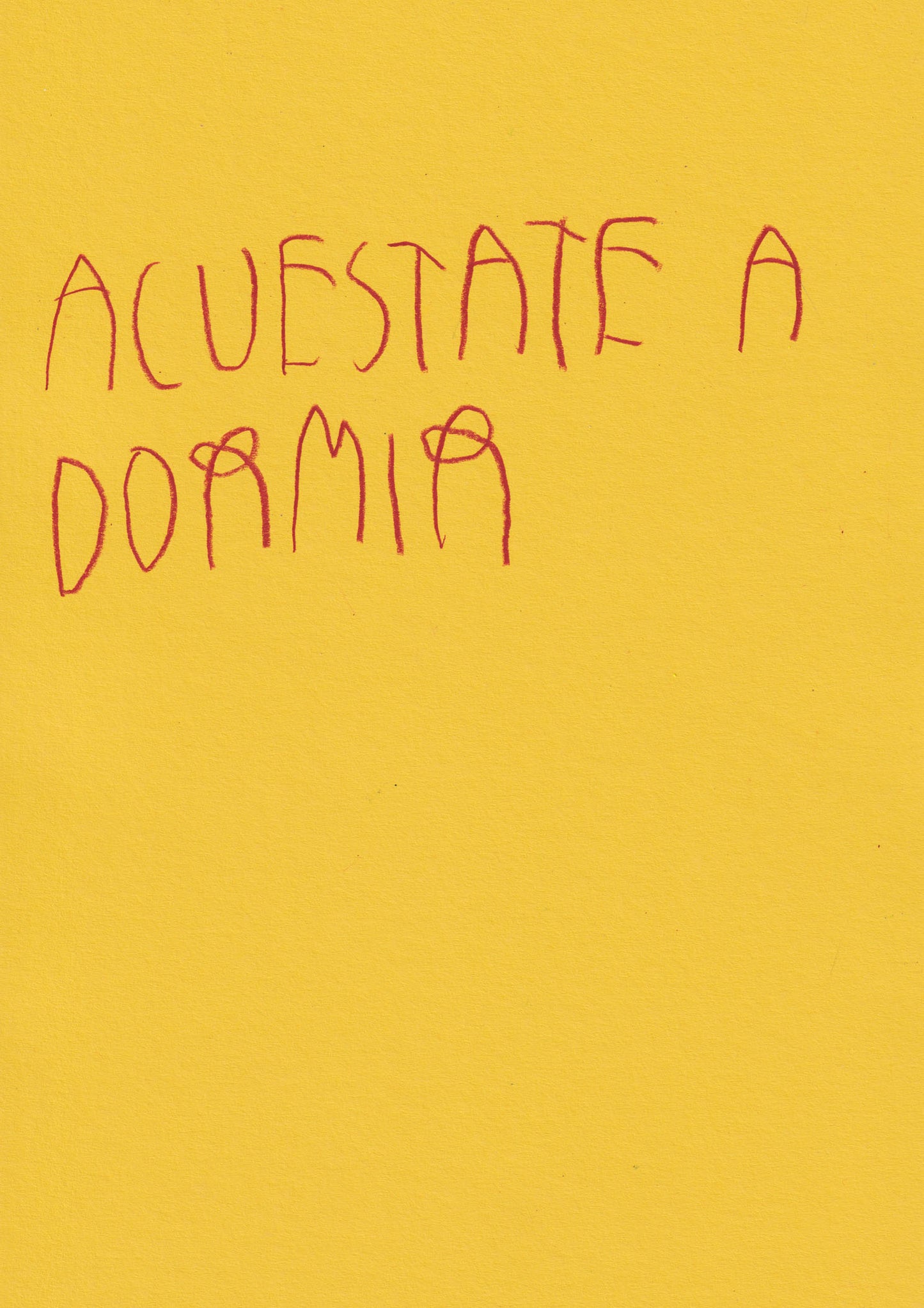 Acuéstate A Dormir