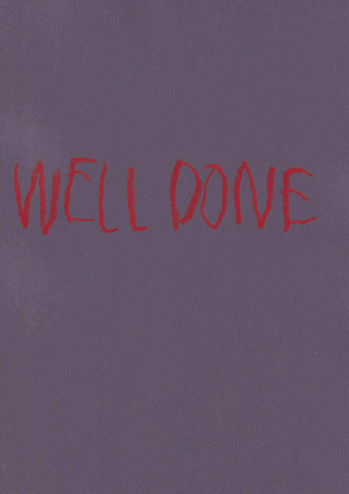 Well Done