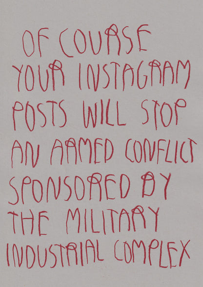 Of Course Your Instagram Posts Will Stop An Armed