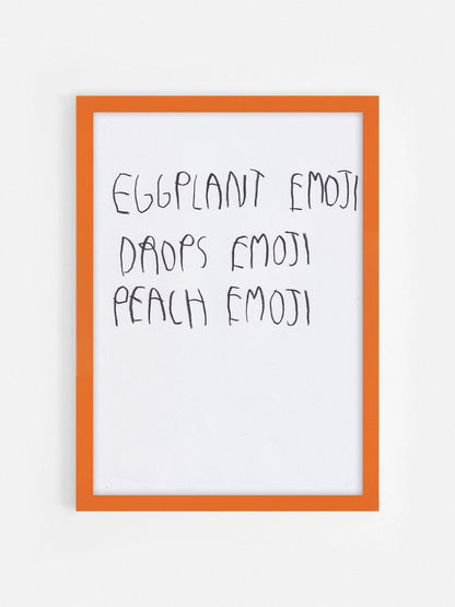 Eggplant Emoji Drops Emoji Peach Emoji