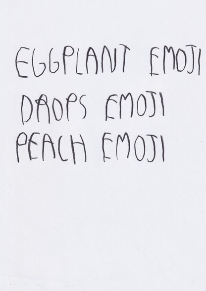 Eggplant Emoji Drops Emoji Peach Emoji
