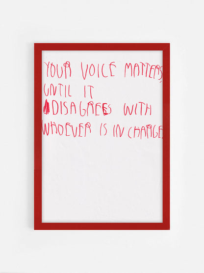 Your Voice Matters Until It Disagrees With