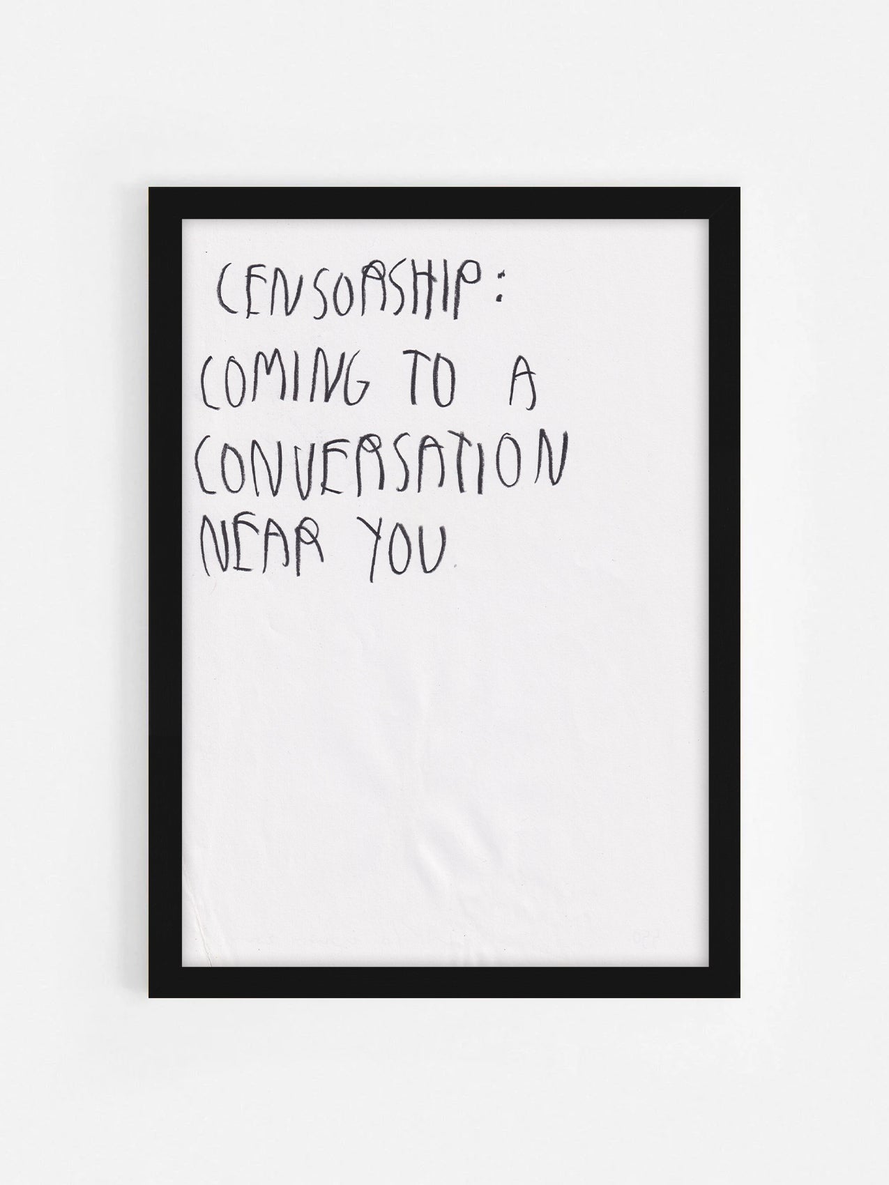 Censorship: Coming To A Conversation Near You