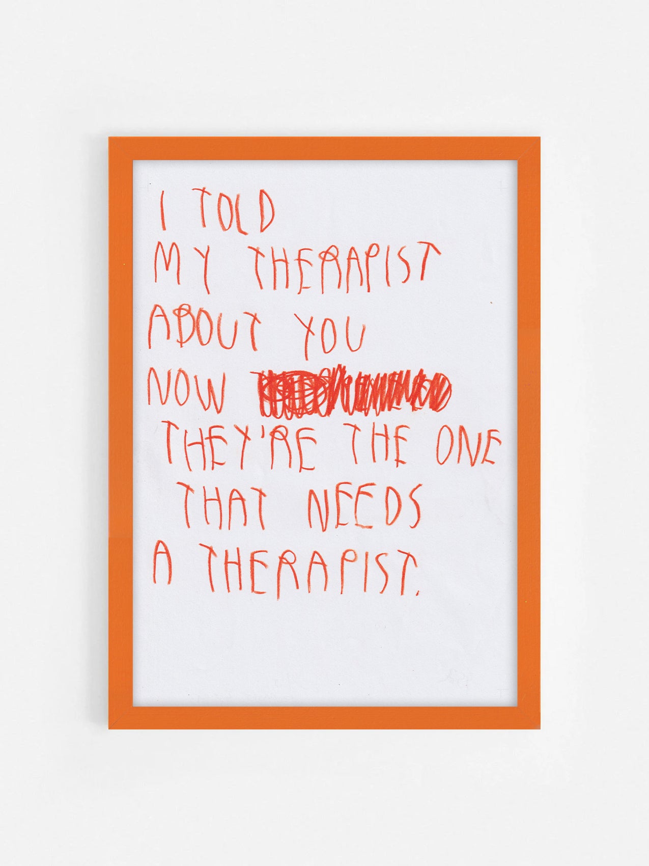 I Told My Therapist About You Now They’re The One