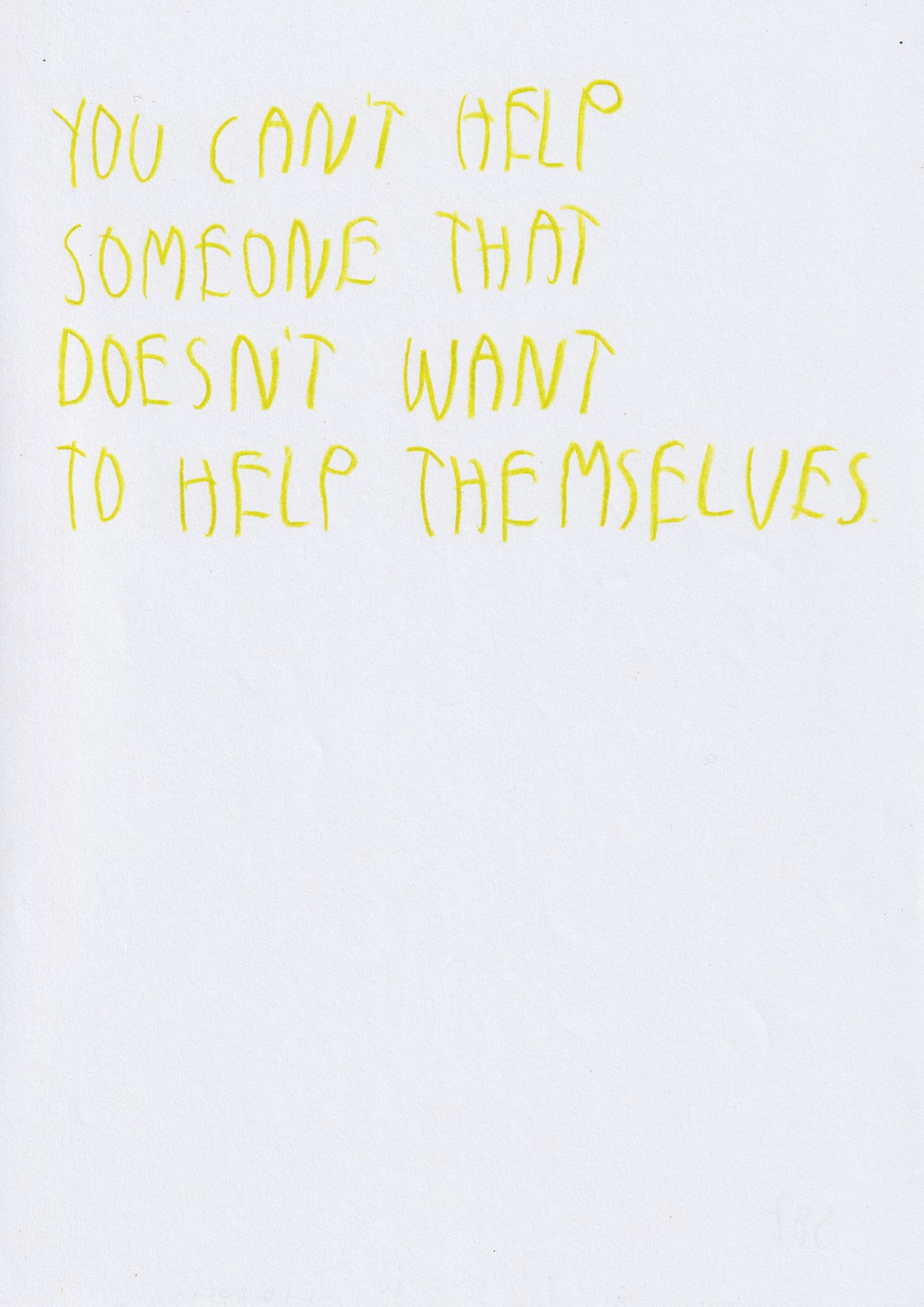 You Can’t Help Someone That Doesn’t Want To Help