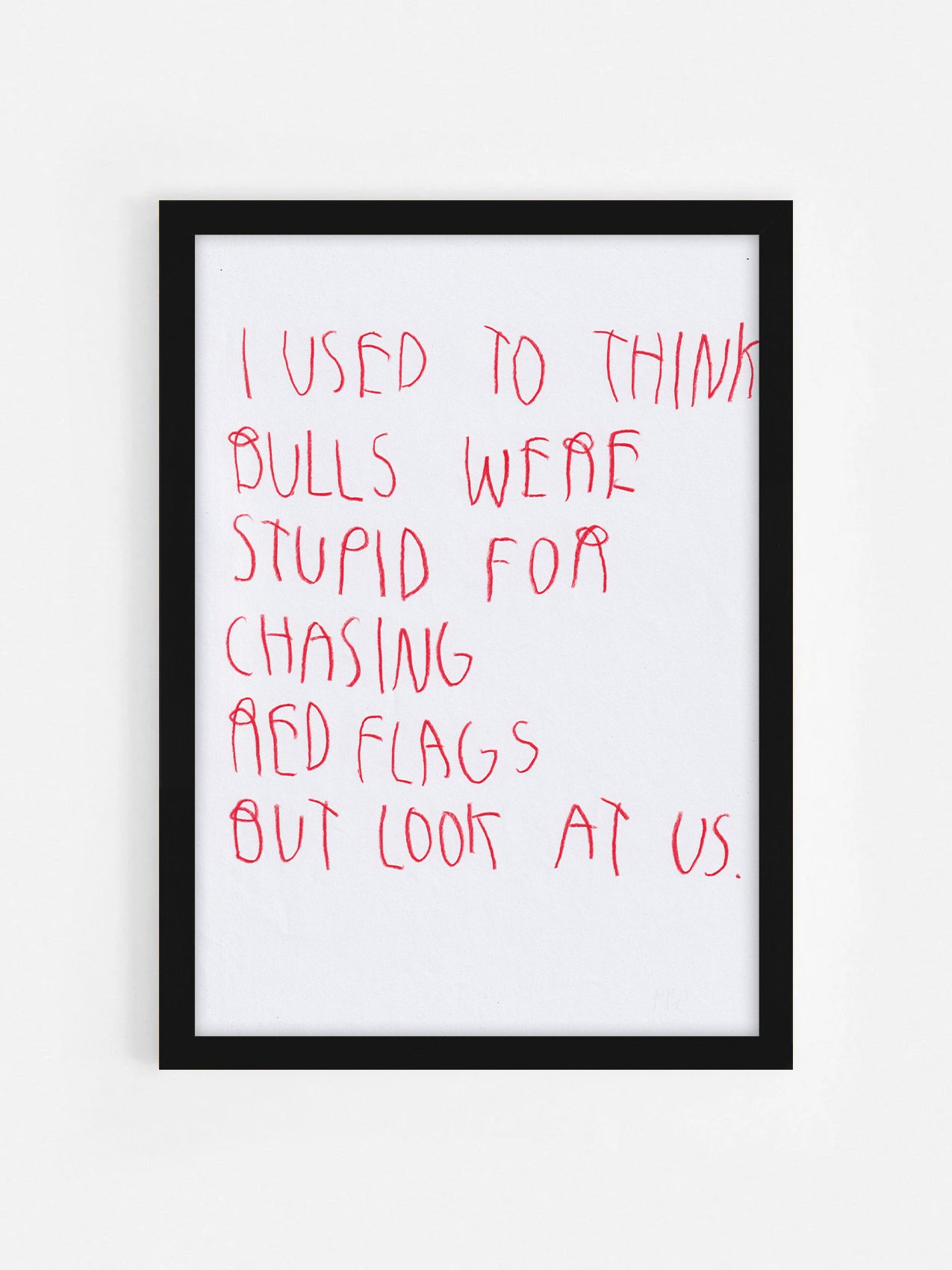 I Used To Think Bulls Were Stupid For Chasing Red
