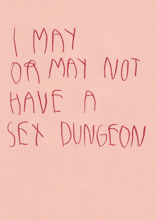I May Or May Not Have A Sex Dungeon