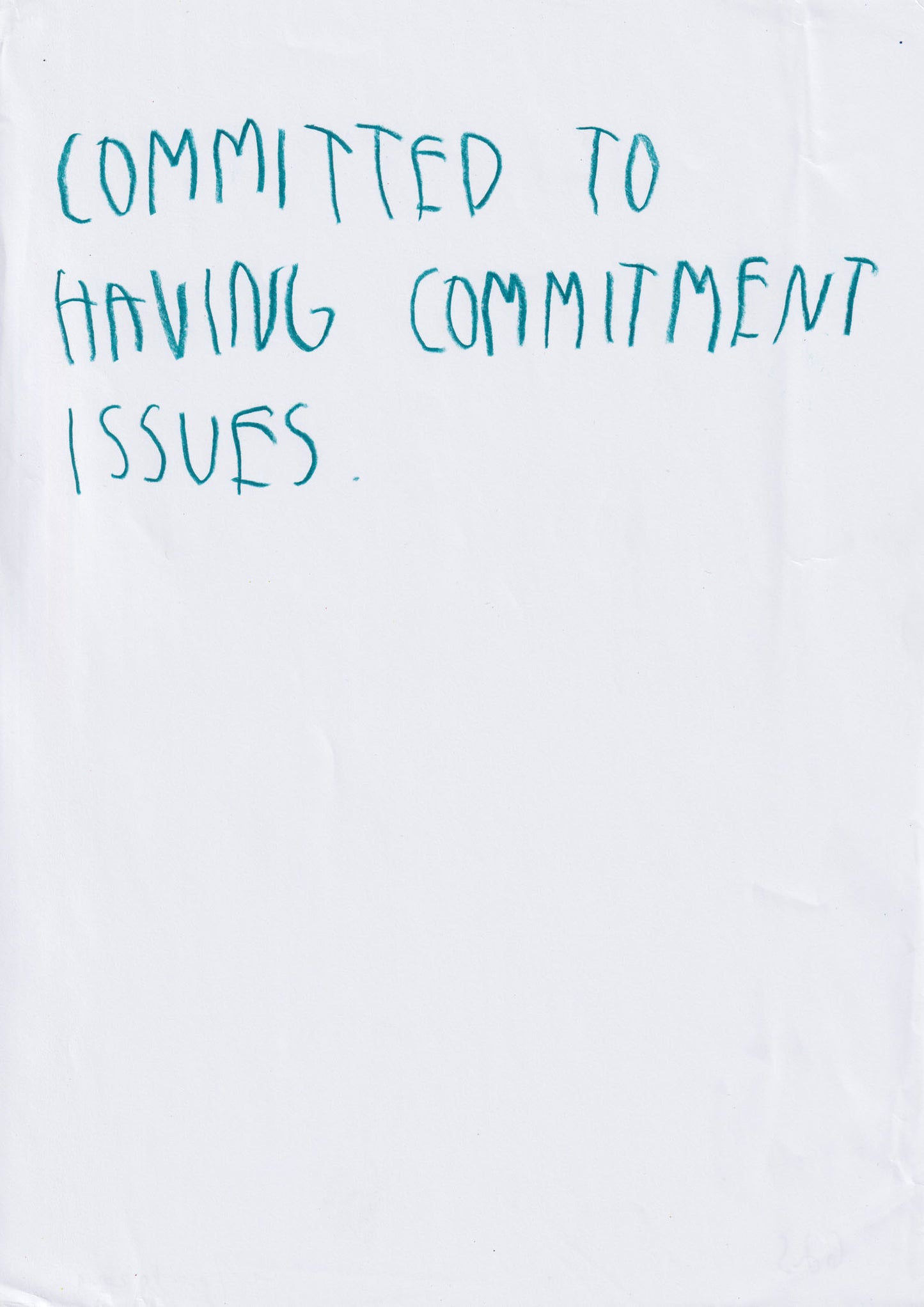 Committed To Having Commitment Issues