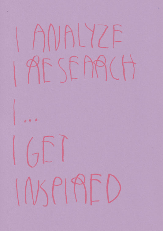 I Analyze, I Search, I.... I Get Inspired