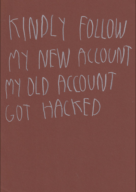 Kindly Follow My New Account My Old Account Got