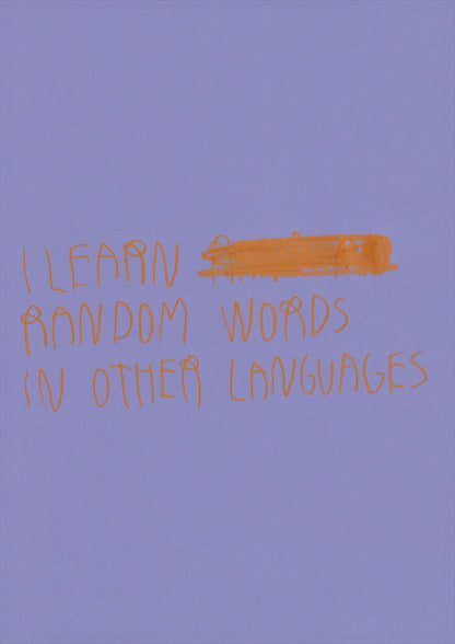 I Learn Random Words In Other Languages
