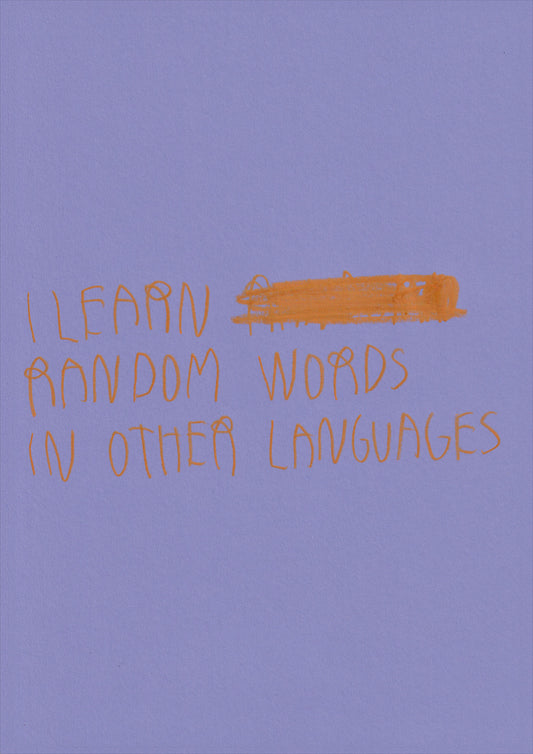 I Learn Random Words In Other Languages