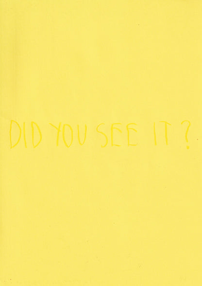Did You See It?