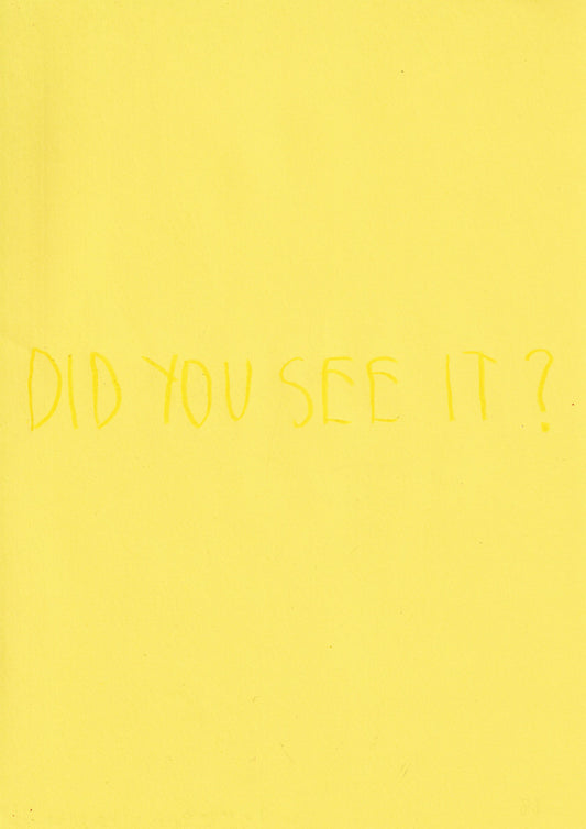 Did You See It?