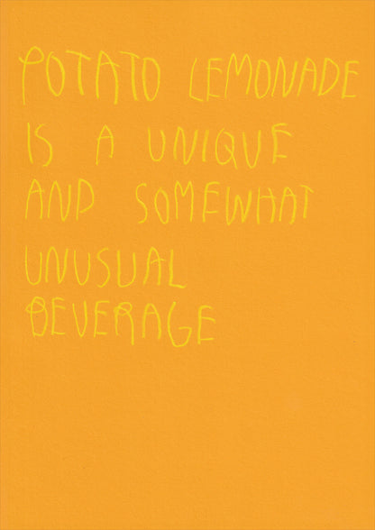 Potato Lemonade Is A Unique And Somewhat Unusual