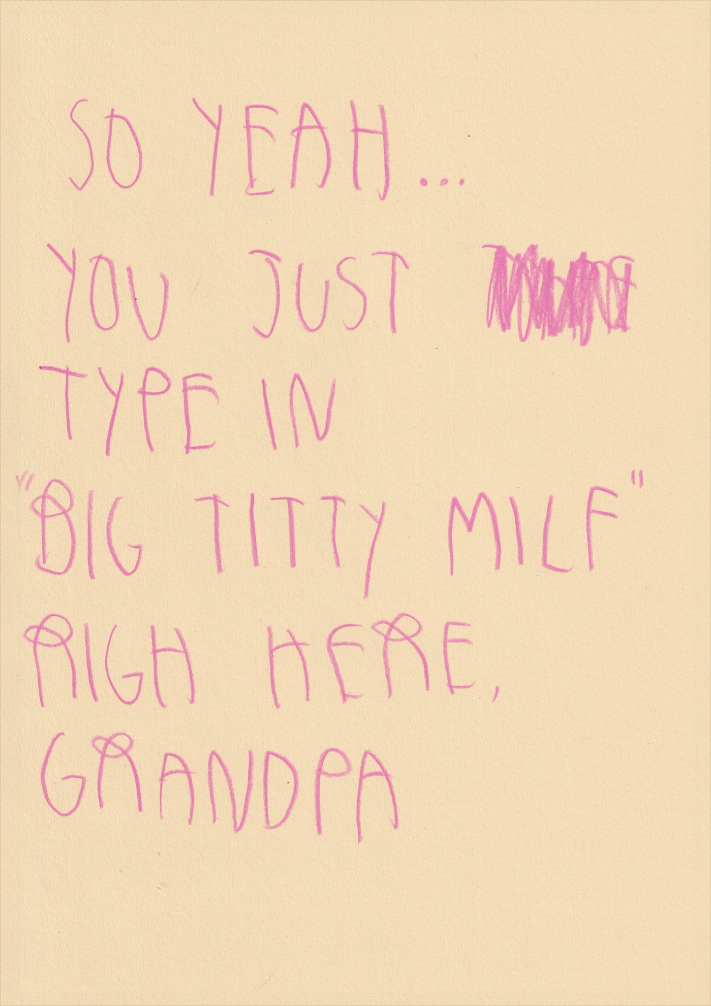 So Yeah… You Just Type In Big Titty Milf Right