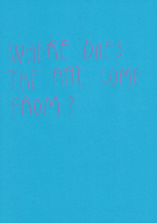 Where Does The Art Come From?