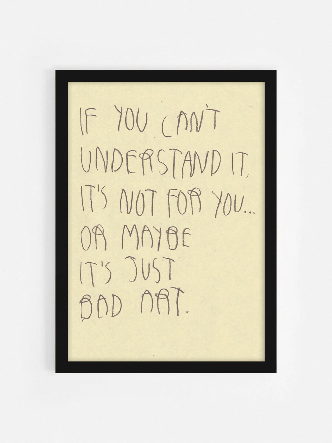 If You Can't Understand It, It's Not For You—Or