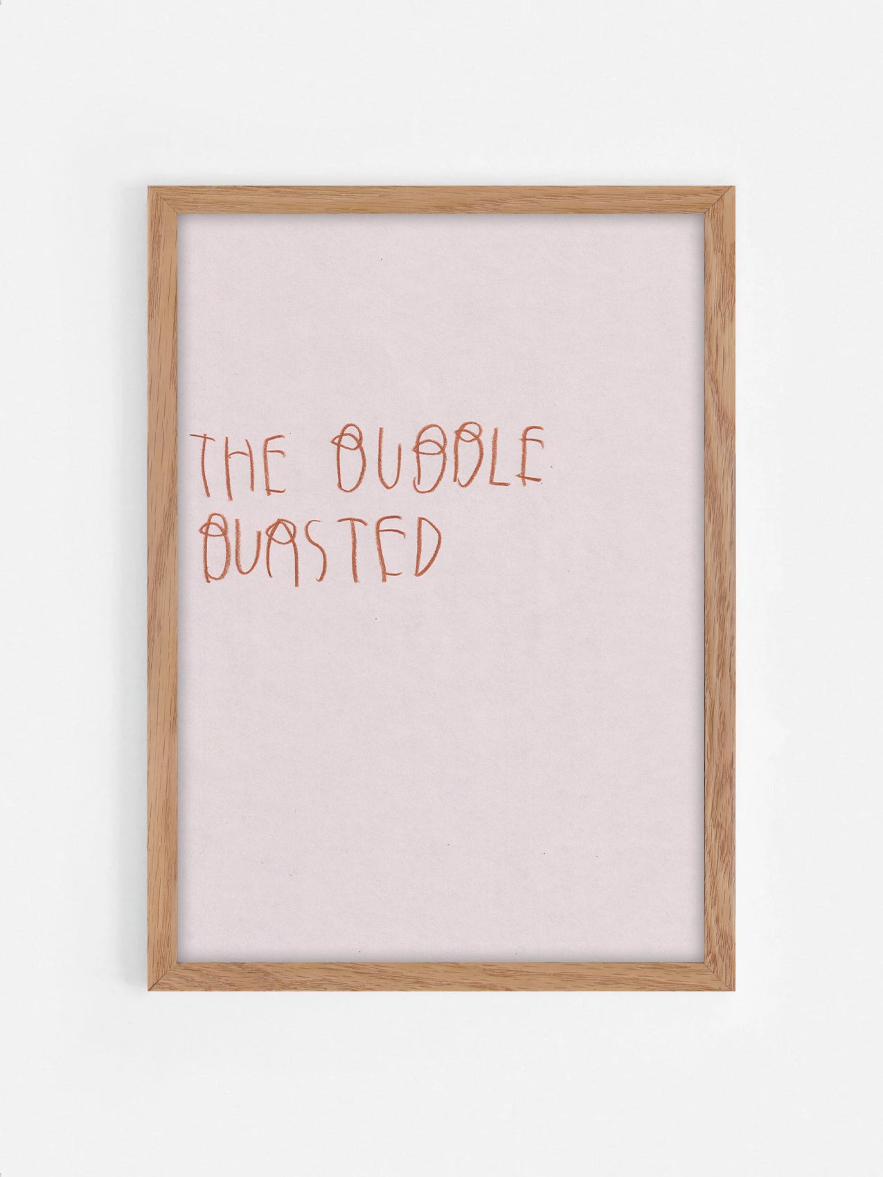 The Bubble Bursted