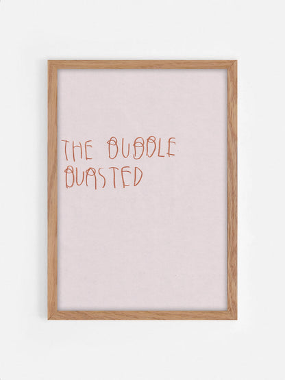 The Bubble Bursted