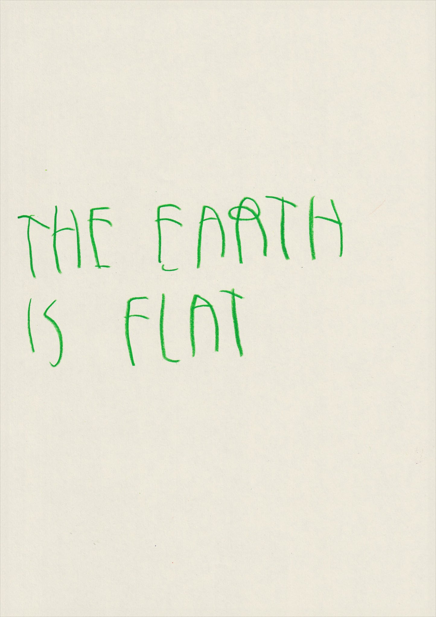 The Earth Is Flat