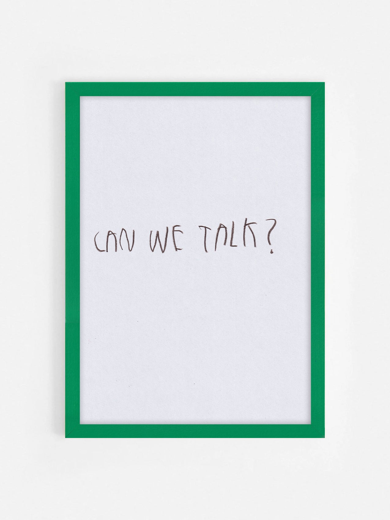 Can We Talk?