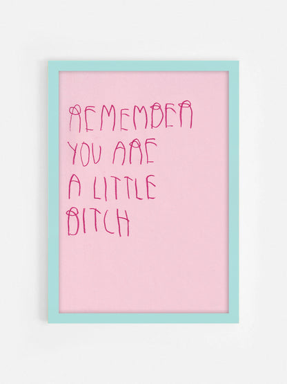 Remember You Are A Little Bitch