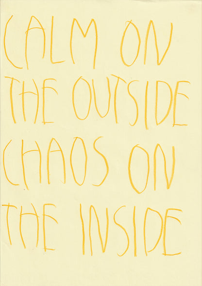 Calm On The Outside Chaos On The Inside
