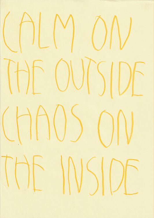 Calm On The Outside Chaos On The Inside