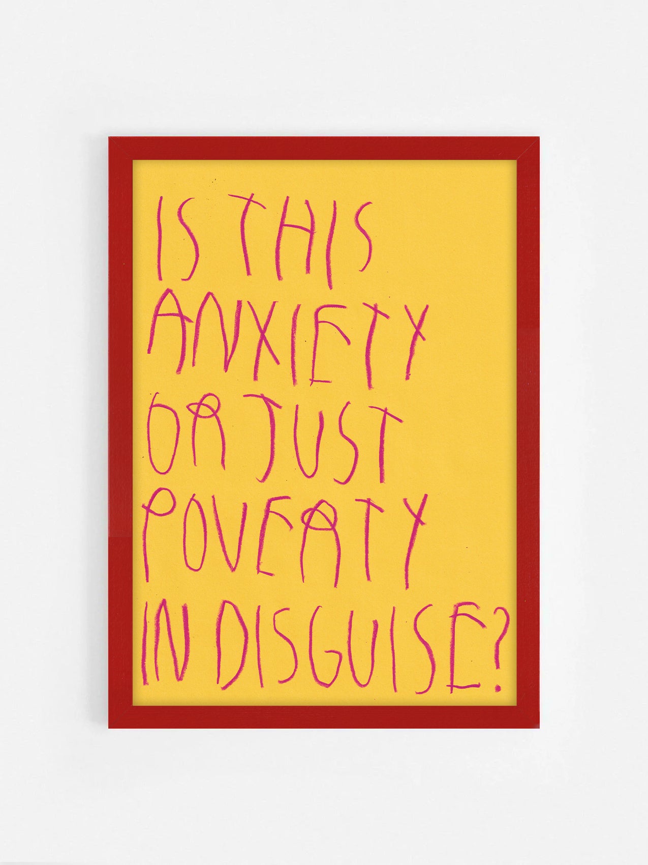 Is This Anxiety Or Just Poverty In Disguise?