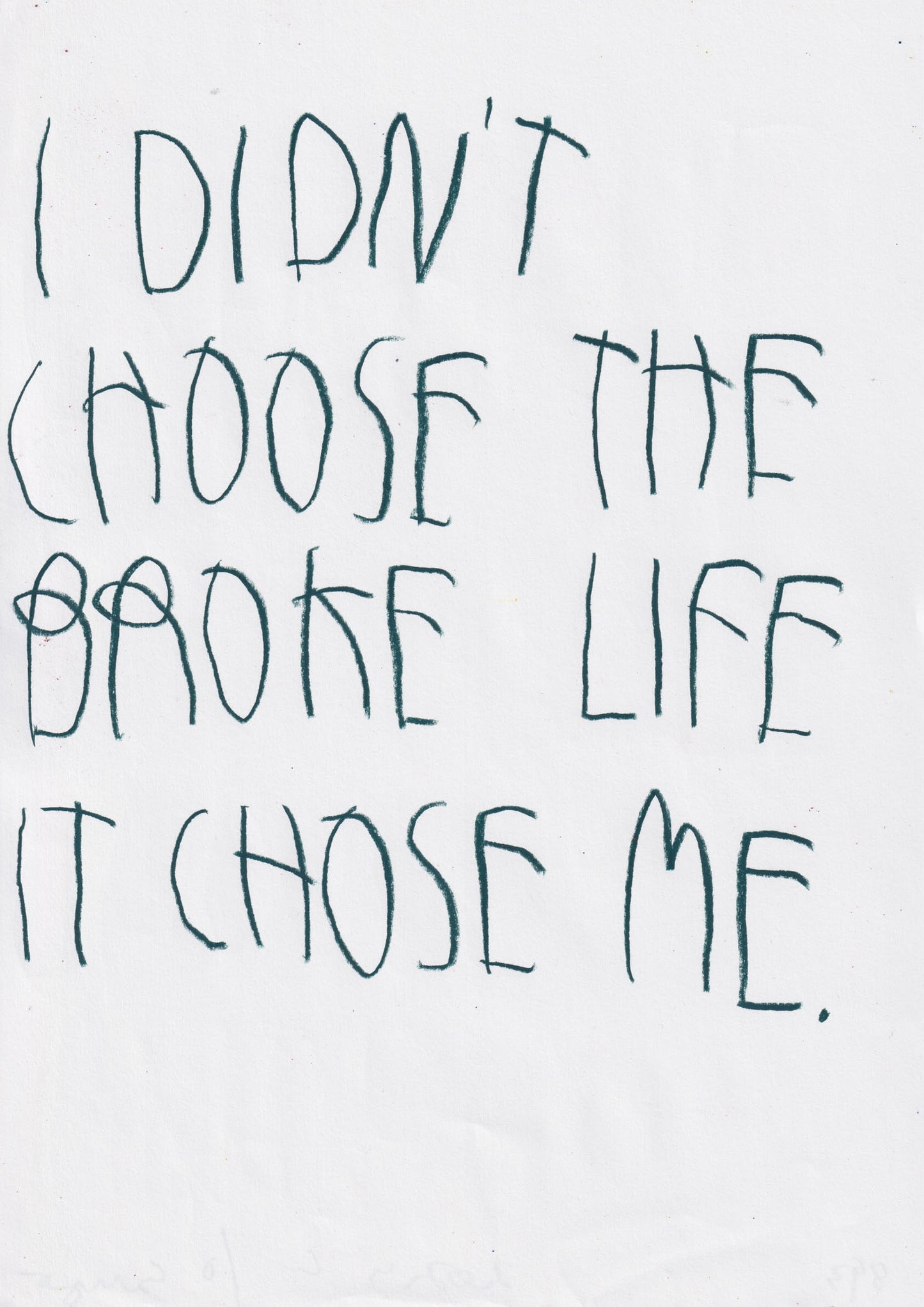 I Didn’t Choose The Broke Life, It Chose Me