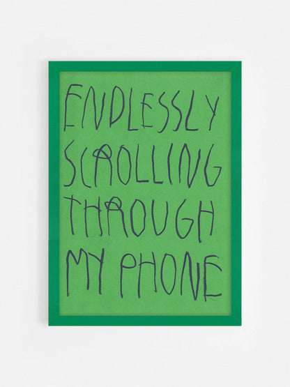 Endlessly Scrolling Through My Phone