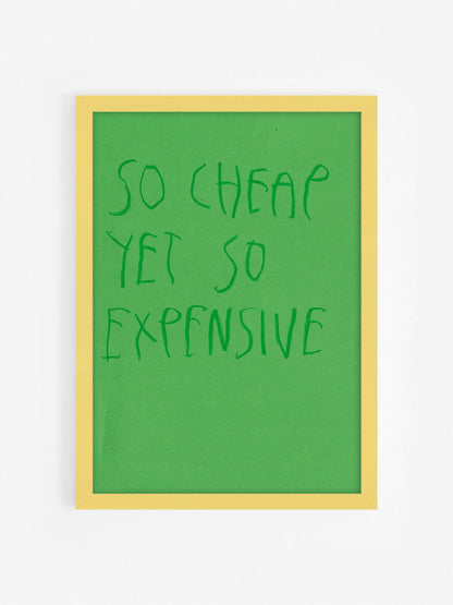 So Cheap Yet So Expensive