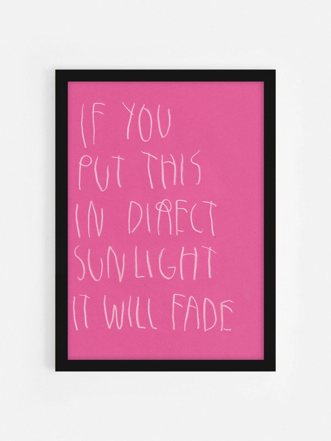 If You Put This In Direct Sunlight, It Will Fade